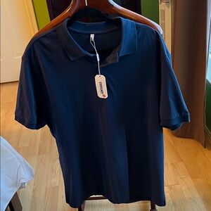 NWT Men's Navy Polo Shirt - Coofandy